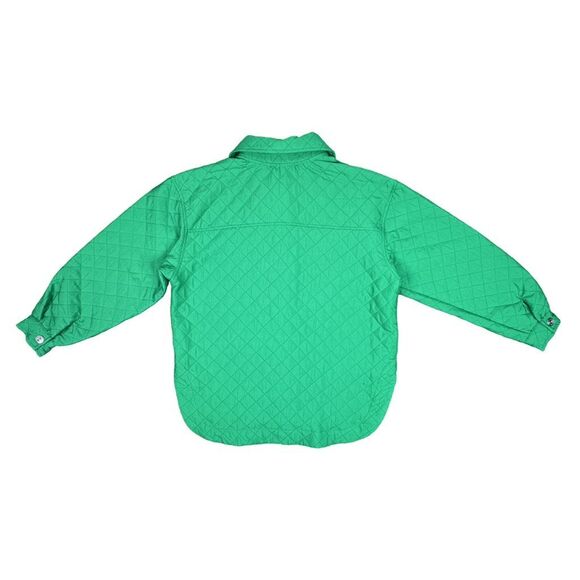 Nocturne Oversized Quilted Jacket - Green - Size Small - Picture 4 of 6